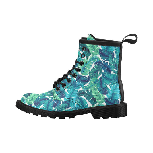 Brightness Tropical Palm Leaves Women's Boots