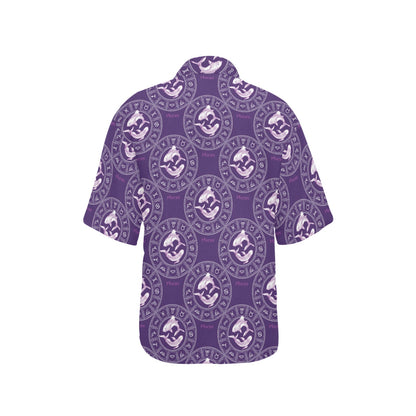 Pisces Pattern Print Design A02 Women's Hawaiian Shirt