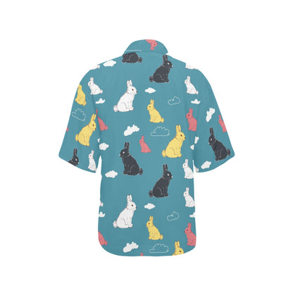 Rabbit Pattern Print Design RB014 Women's Hawaiian Shirt
