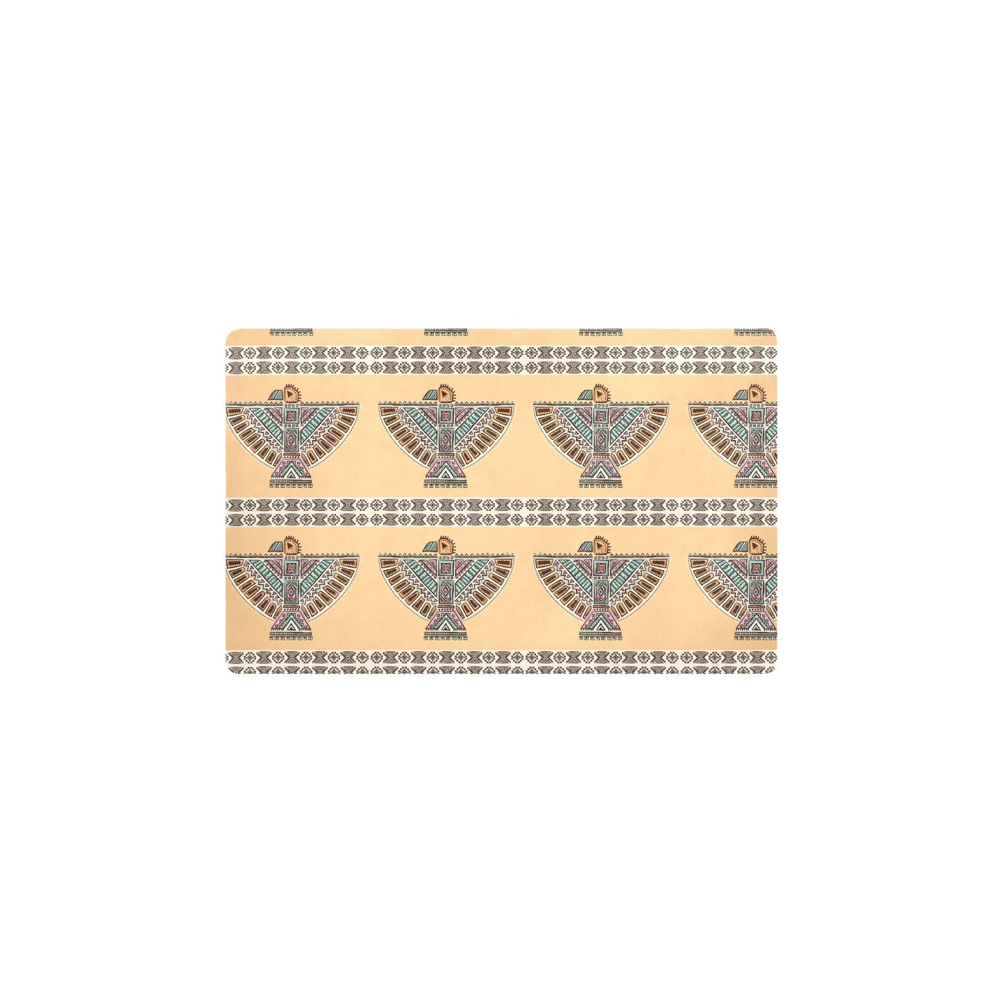 Native American Eagle Pattern Kitchen Mat