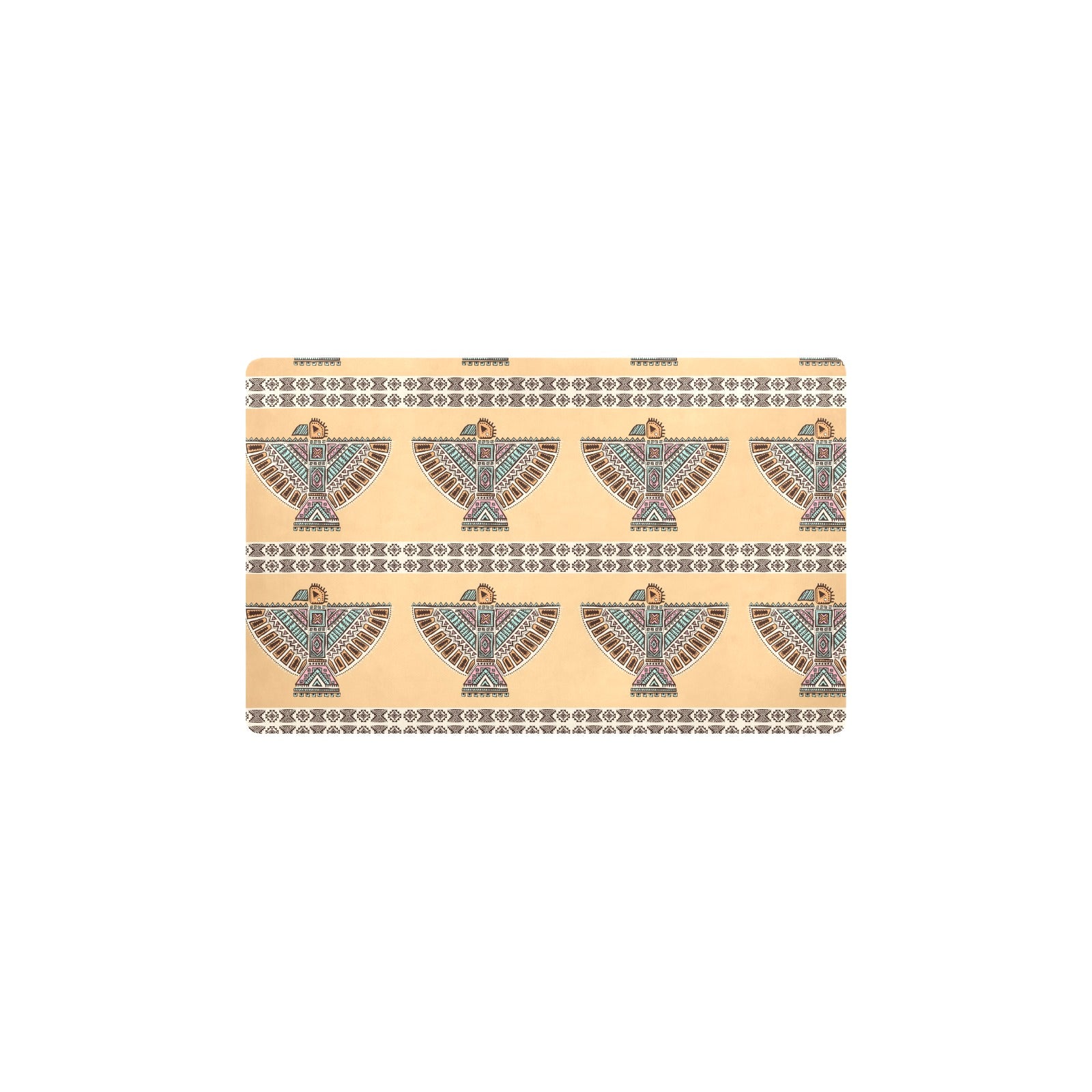 Native American Eagle Pattern Kitchen Mat