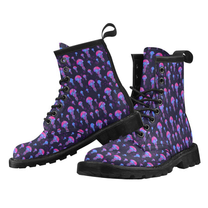 Jellyfish Neon Print Women's Boots