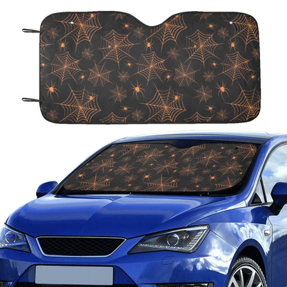 Spider Web Print Design LKS306 Car front Windshield Sun Shade