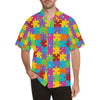 Autism Awareness Pattern Print Design 02 Men's Hawaiian Shirt