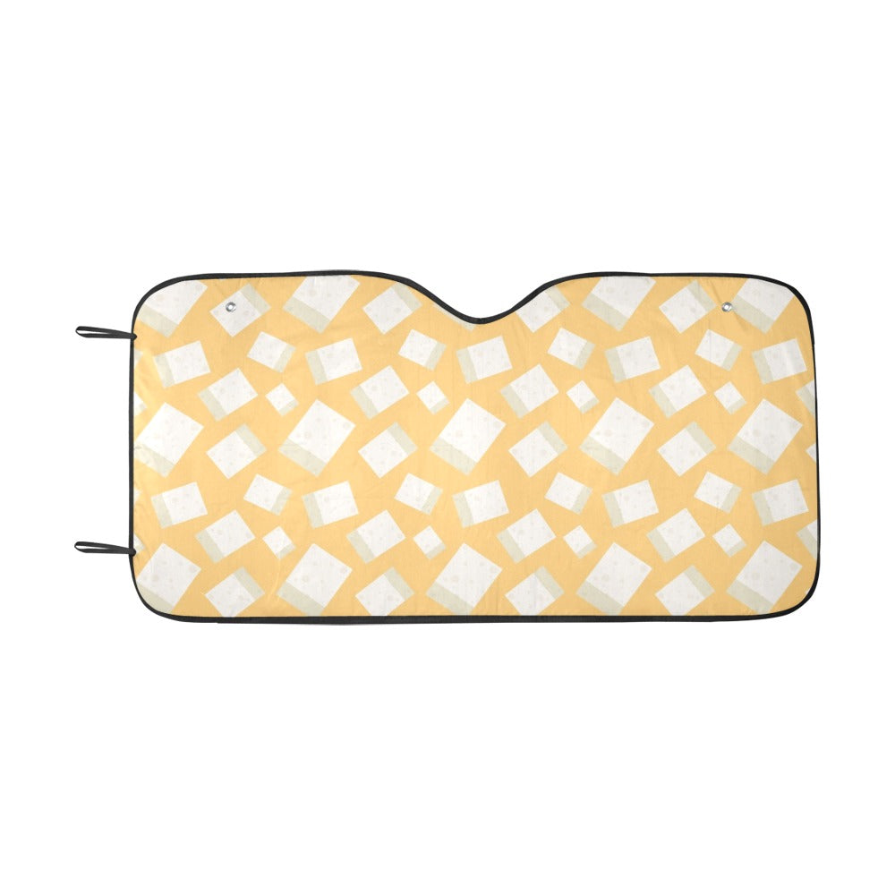 Tofu Print Design LKS302 Car front Windshield Sun Shade