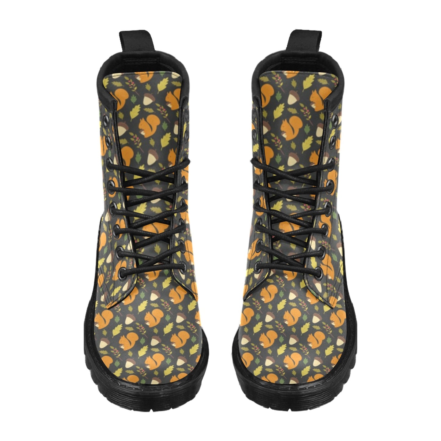 Squirrel Print Design LKS301 Women's Boots