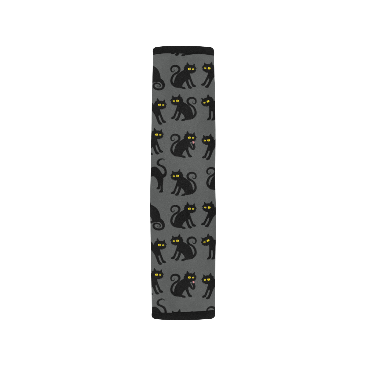 Black Cat Cute Print Pattern Car Seat Belt Cover