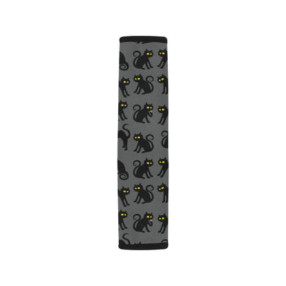 Black Cat Cute Print Pattern Car Seat Belt Cover
