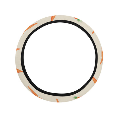 Carrot Pattern Print Design 07 Steering Wheel Cover with Elastic Edge