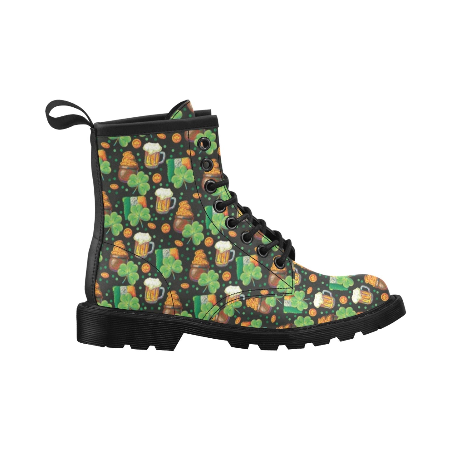 St Patricks Day Print Design LKS303 Women's Boots