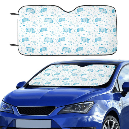 Hockey Print Design LKS303 Car front Windshield Sun Shade