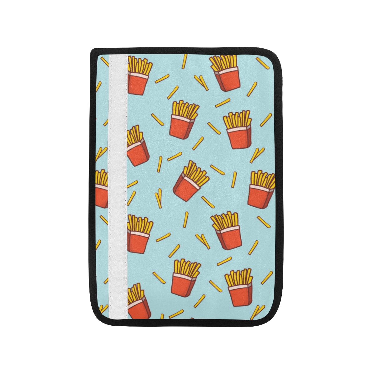 French Fried Pattern Print Design 02 Car Seat Belt Cover