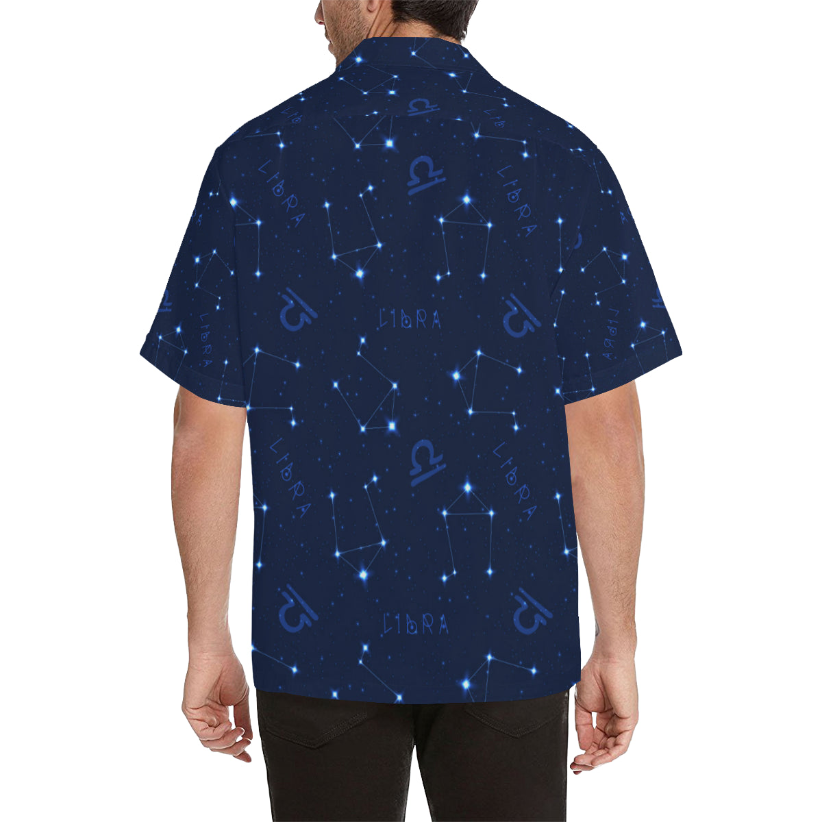 Libra Pattern Print Design 04 Men's Hawaiian Shirt