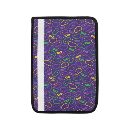Mardi Gras Pattern Print Design 04 Car Seat Belt Cover