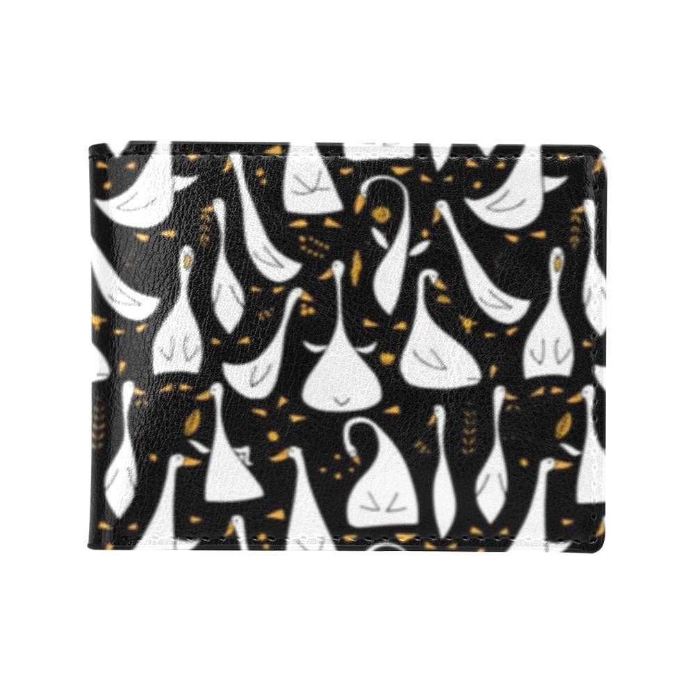 Goose Print Design LKS401 Men's ID Card Wallet