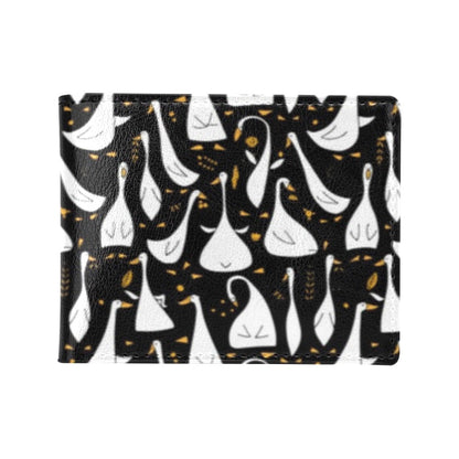 Goose Print Design LKS401 Men's ID Card Wallet
