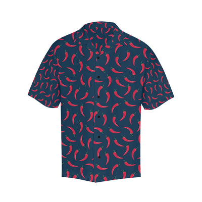 Chilli Pepper Pattern Print Design 03 Men's Hawaiian Shirt