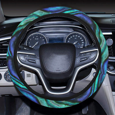 Abalone Pattern Print Design 02 Steering Wheel Cover with Elastic Edge