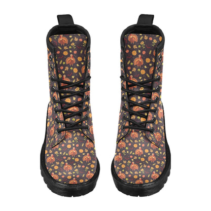 Thanksgiving Print Design LKS305 Women's Boots