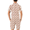 Cowboy Pattern Print Design 06 Men's Romper