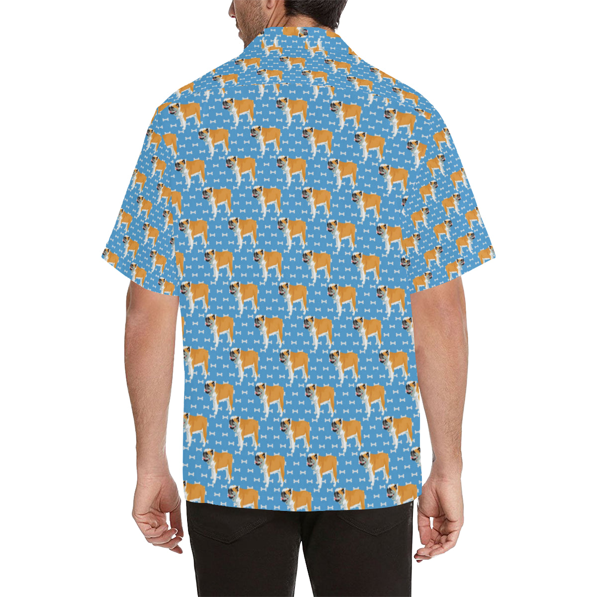 Bulldogs Pattern Print Design 06 Men's Hawaiian Shirt