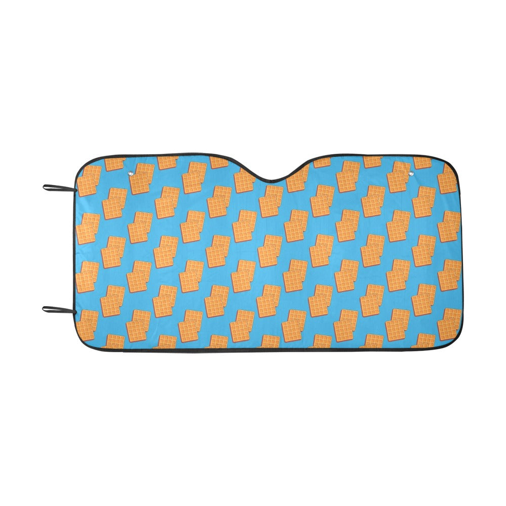Waffle Print Design LKS304 Car front Windshield Sun Shade