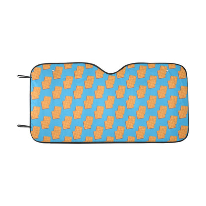 Waffle Print Design LKS304 Car front Windshield Sun Shade