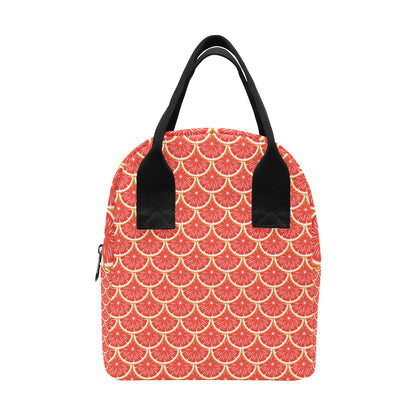 Grapefruit Pattern Print Design GF07 Insulated Lunch Bag