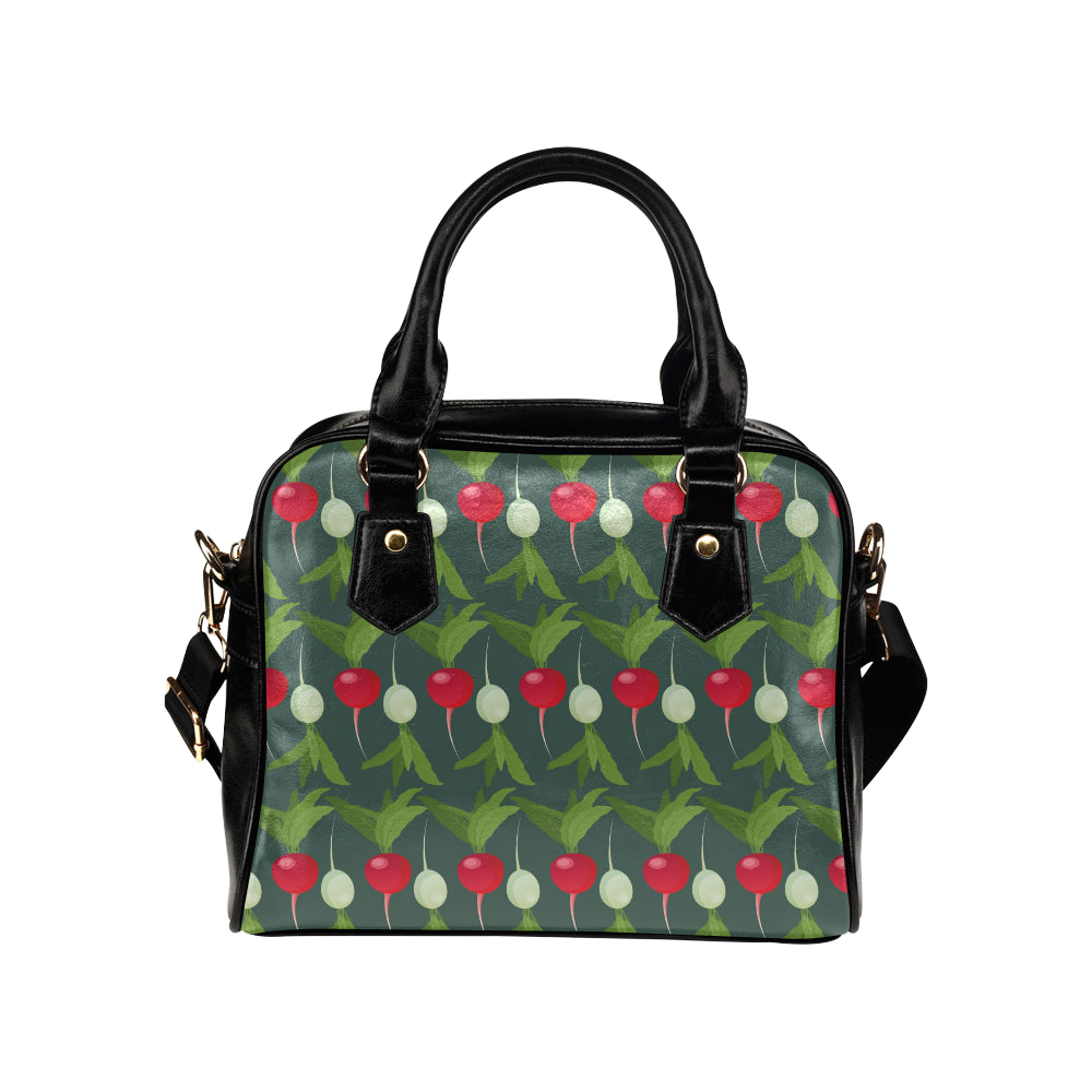 Radish Pattern Print Design A03 Shoulder Handbag