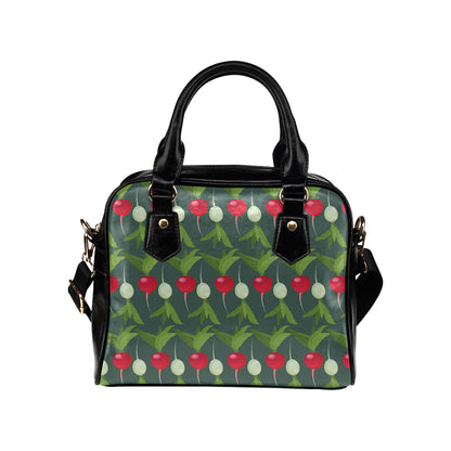 Radish Pattern Print Design A03 Shoulder Handbag