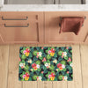 Hibiscus Hawaiian flower tropical Kitchen Mat