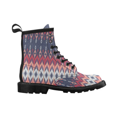Ikat Print Design LKS401 Women's Boots
