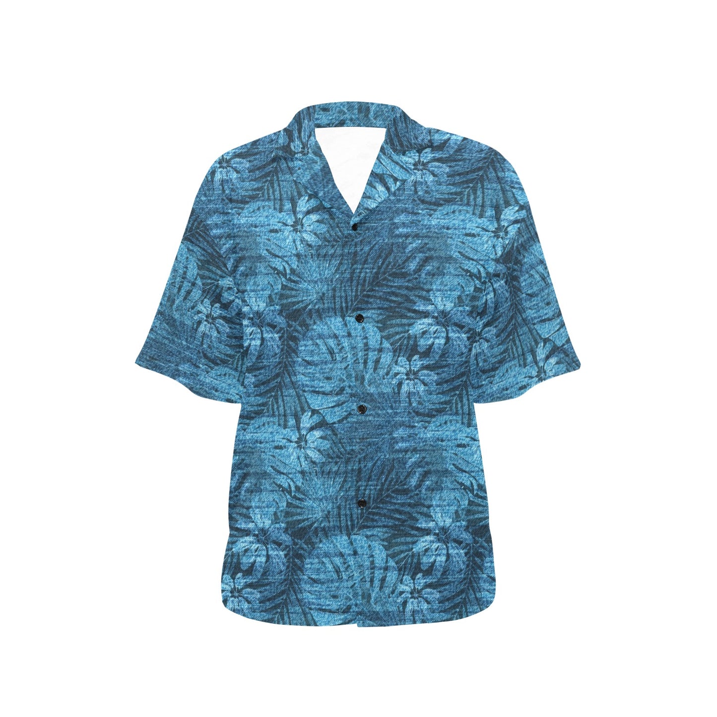 Jean Tropical Pattern Print Design 04 Women's Hawaiian Shirt