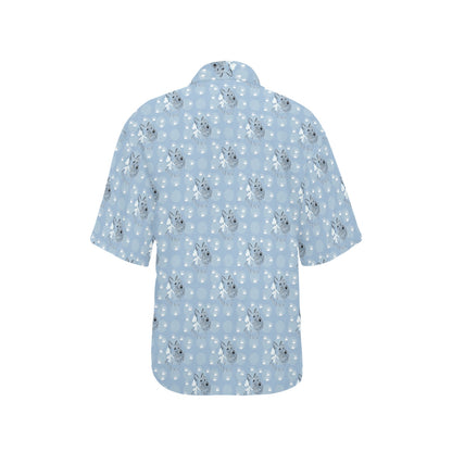 Scottish Terriers Print Design LKS308 Women's Hawaiian Shirt
