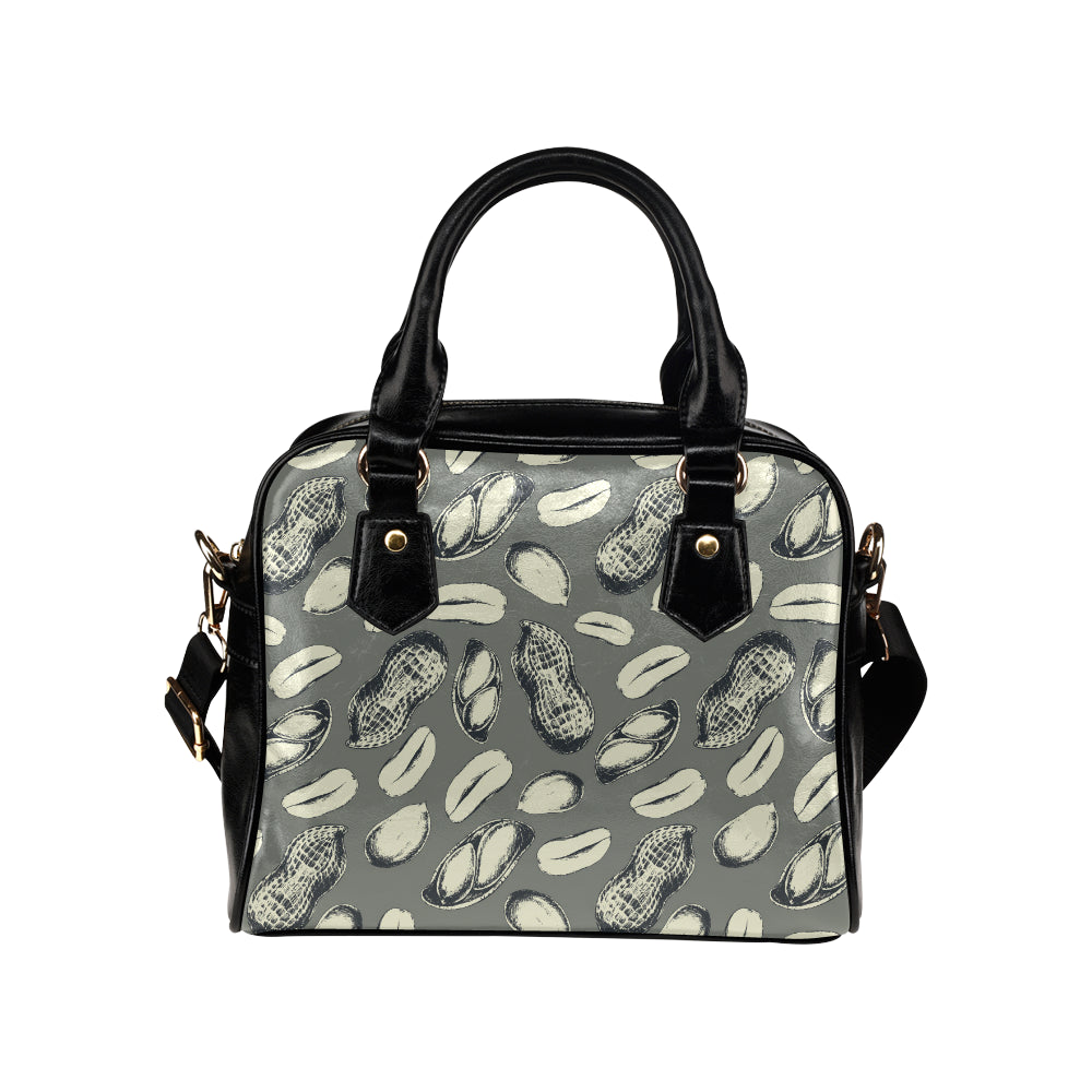 Peanut Pattern Print Design A01 Shoulder Handbag