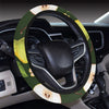 Pear Pattern Print Design PE06 Steering Wheel Cover with Elastic Edge