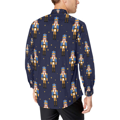 Nutcracker Pattern Print Design A04 Men's Long Sleeve Shirt