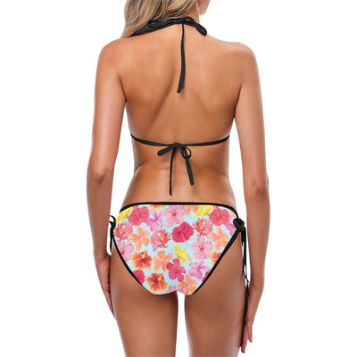 Hibiscus Pattern Print Design HB020 Bikini