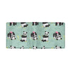 Panda Pattern Print Design A05 Men's ID Card Wallet