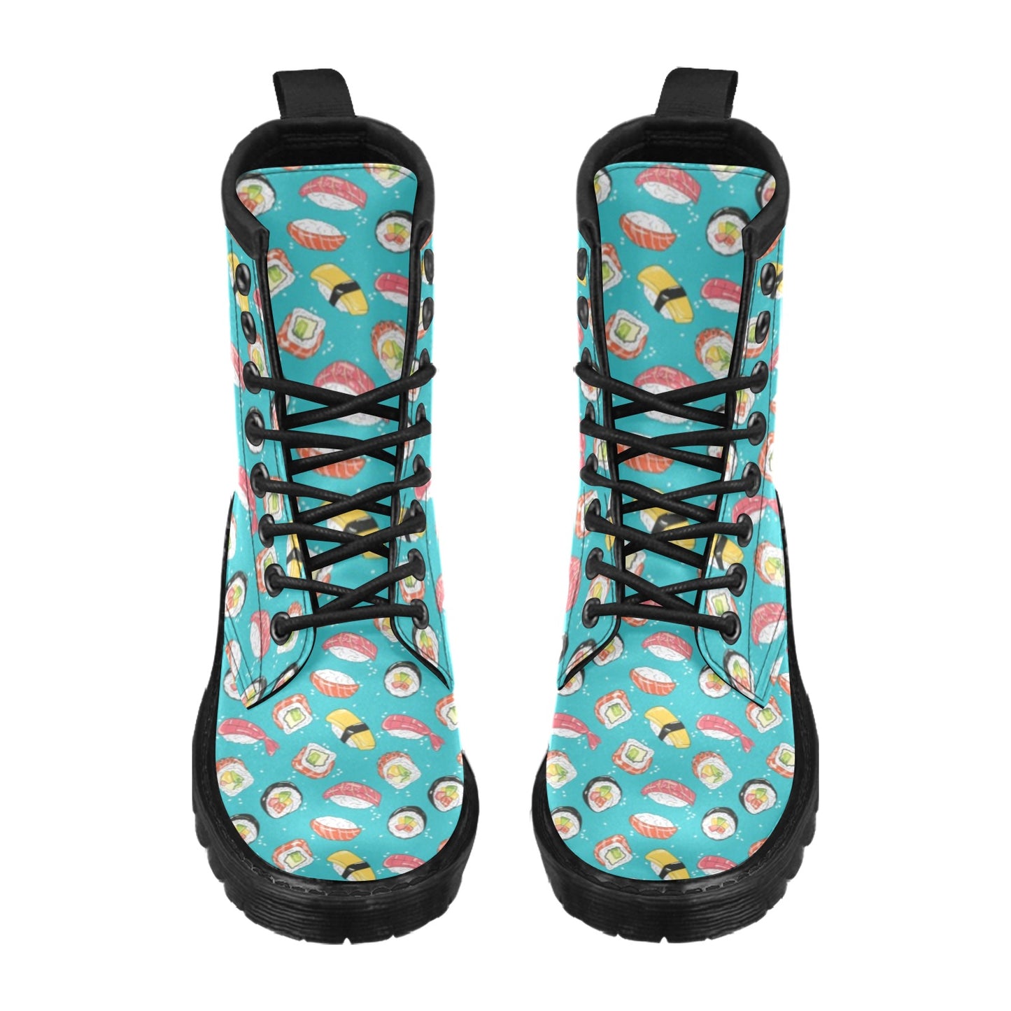 Sushi Print Design LKS305 Women's Boots