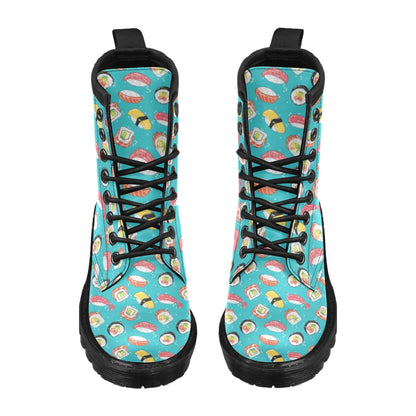 Sushi Print Design LKS305 Women's Boots