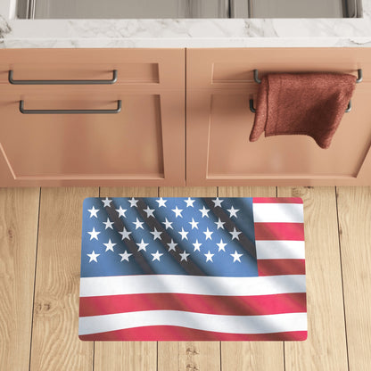 American flag Classic Kitchen Mat