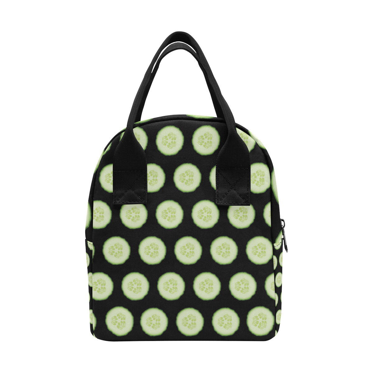 Cucumber Pattern Print Design CC02 Insulated Lunch Bag