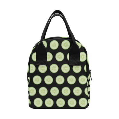 Cucumber Pattern Print Design CC02 Insulated Lunch Bag