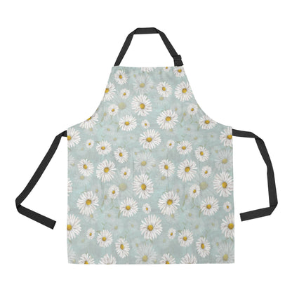 Daisy Pattern Print Design DS012 Apron with Pocket