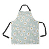 Daisy Pattern Print Design DS012 Apron with Pocket