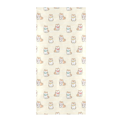 Shiba Inu Print Design LKS306 Beach Towel 32" x 71"