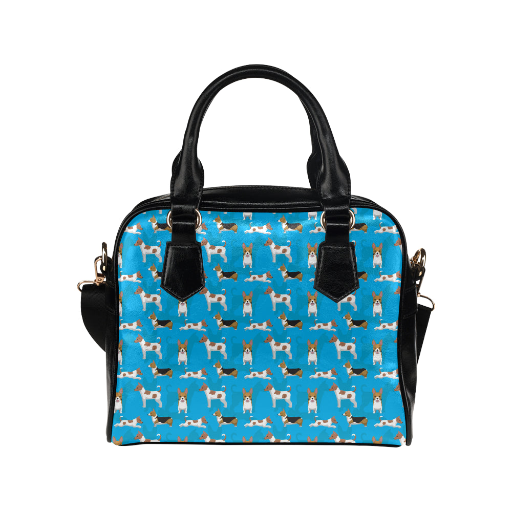 Cardigan Welsh Corgis Pattern Print Design 01 Shoulder Handbag