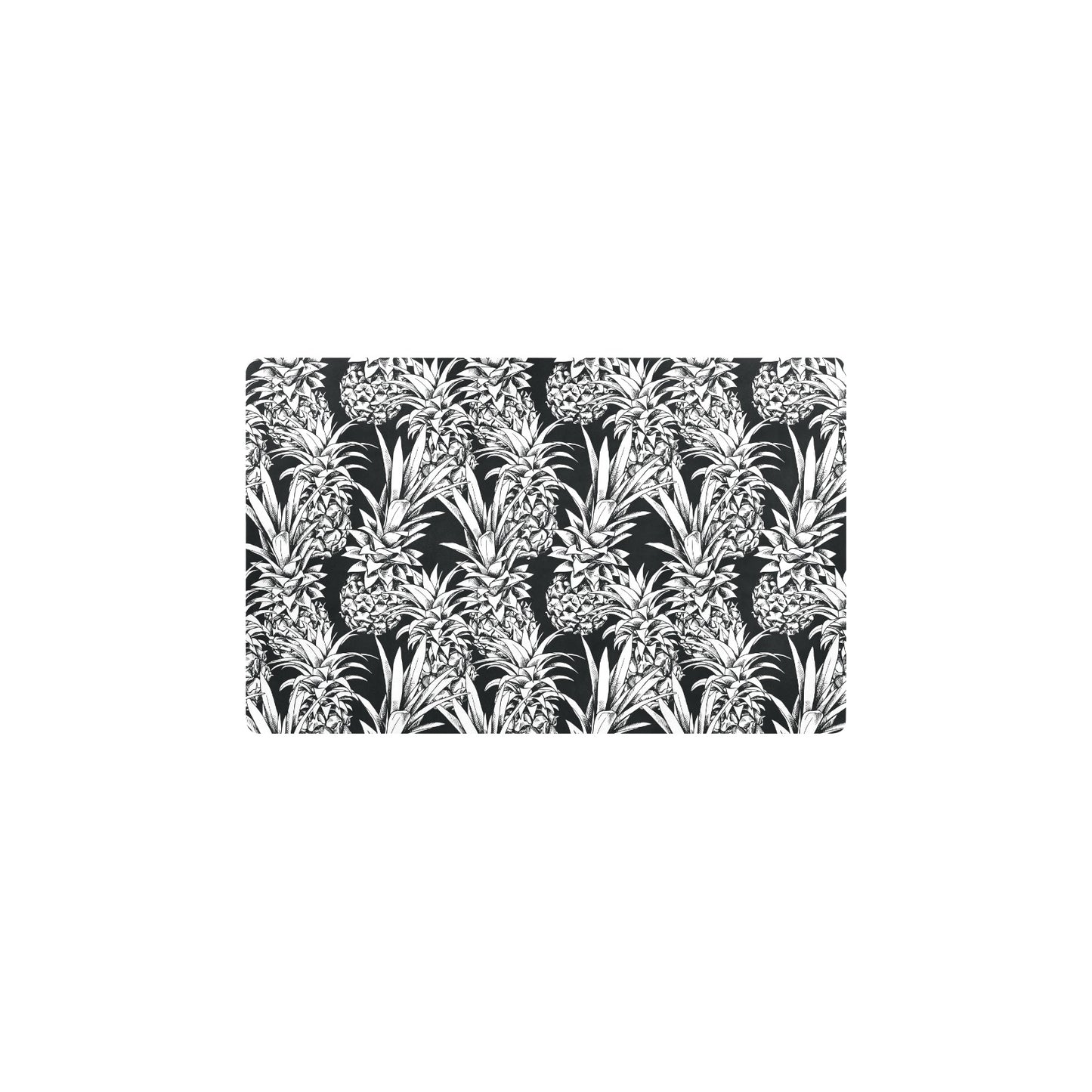 Pineapple Pattern Print Design PP08 Kitchen Mat