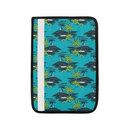 Pacific island Pattern Print Design A01 Car Seat Belt Cover